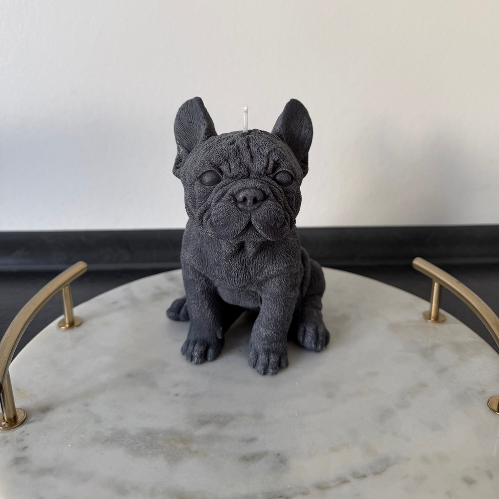 French Bulldog Candle