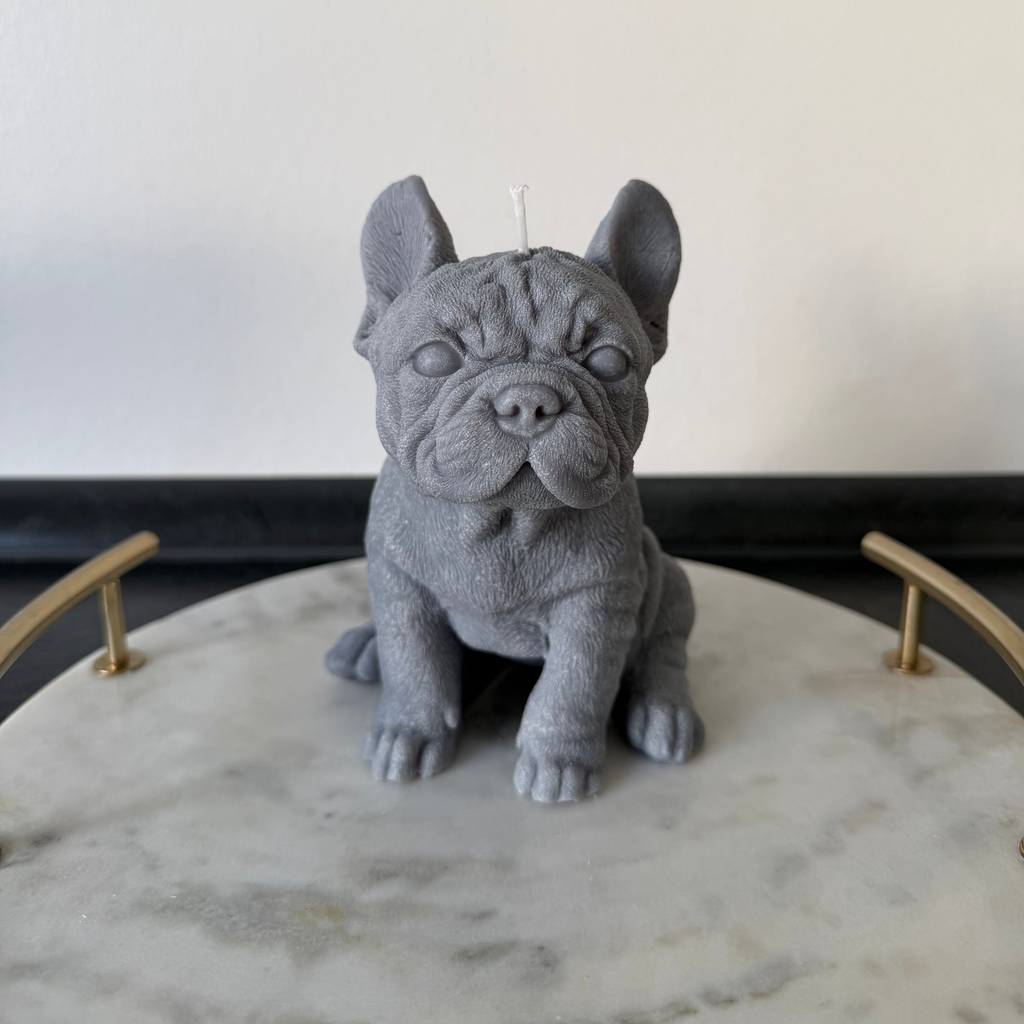 French Bulldog Candle