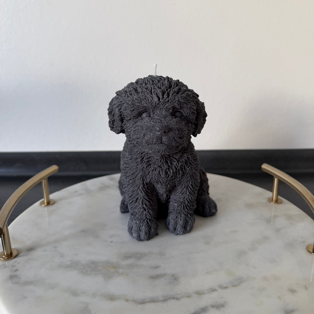 Maltese Dog Candle